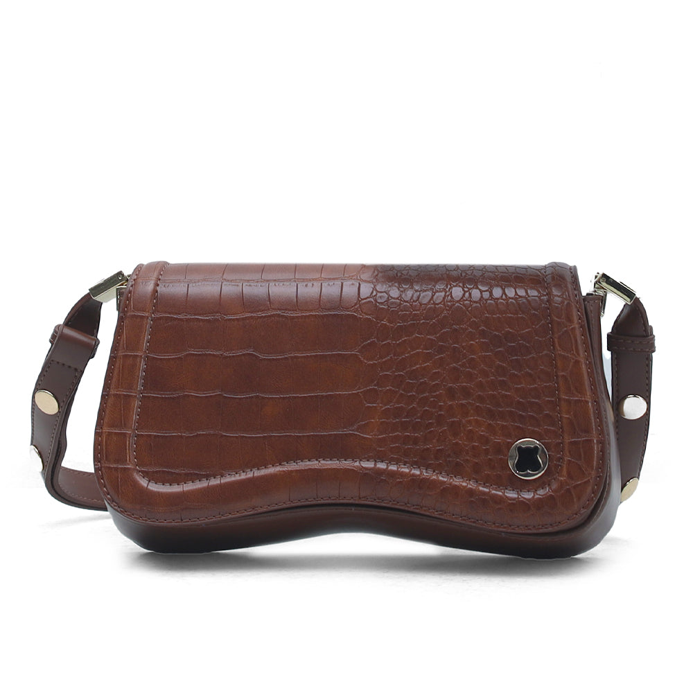 Hamster London Roma Shoulder Bag Brown