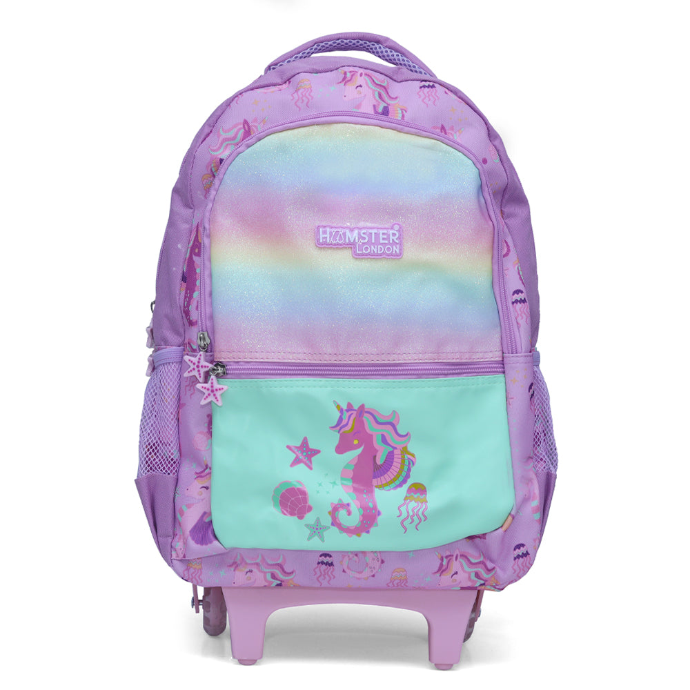 Hamster London Twinkle Horn Unicorn Trolley Bag
