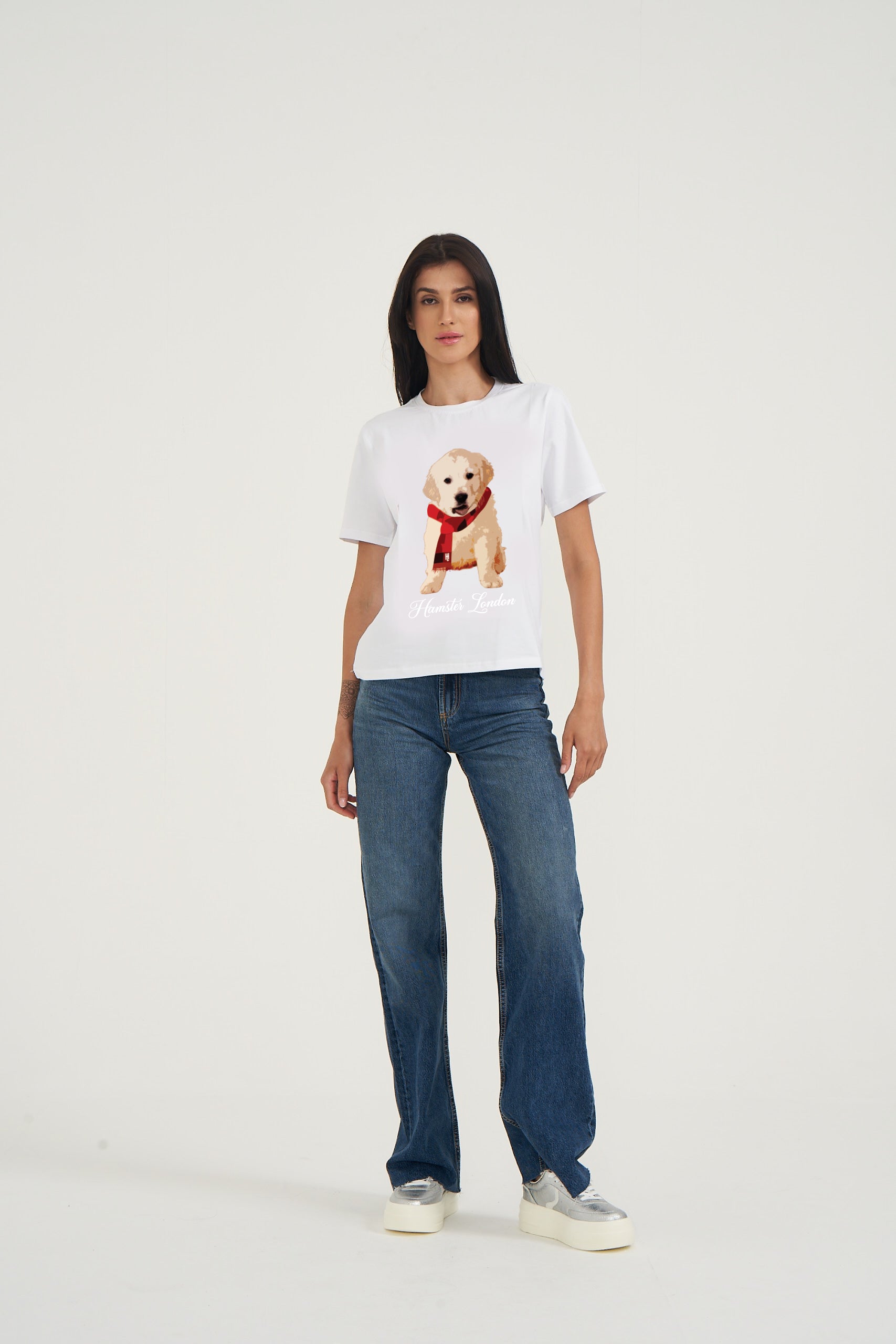 Hamster London Pup H Labrador T-shirt White