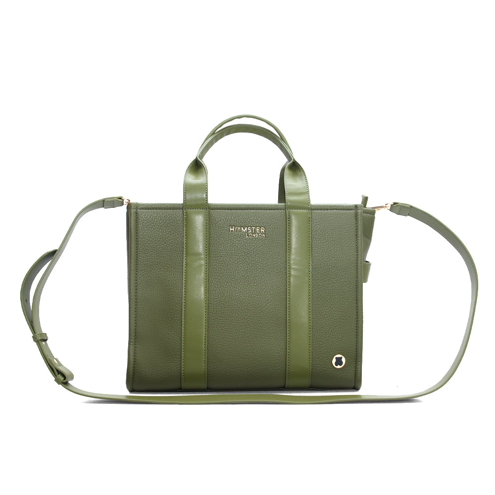 Hamster London Roma Tote Bag Olive