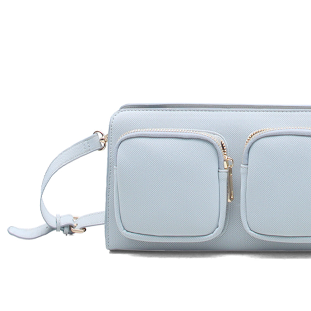 Hamster London Roma Crossbody Silver