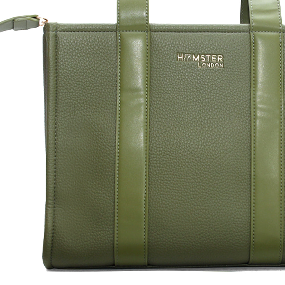 Hamster London Roma Tote Bag Olive
