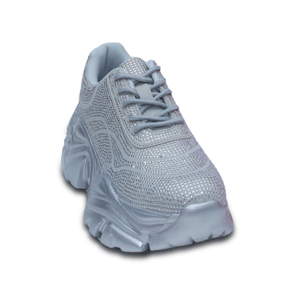 Hamster London Crystal Silver Sneakers