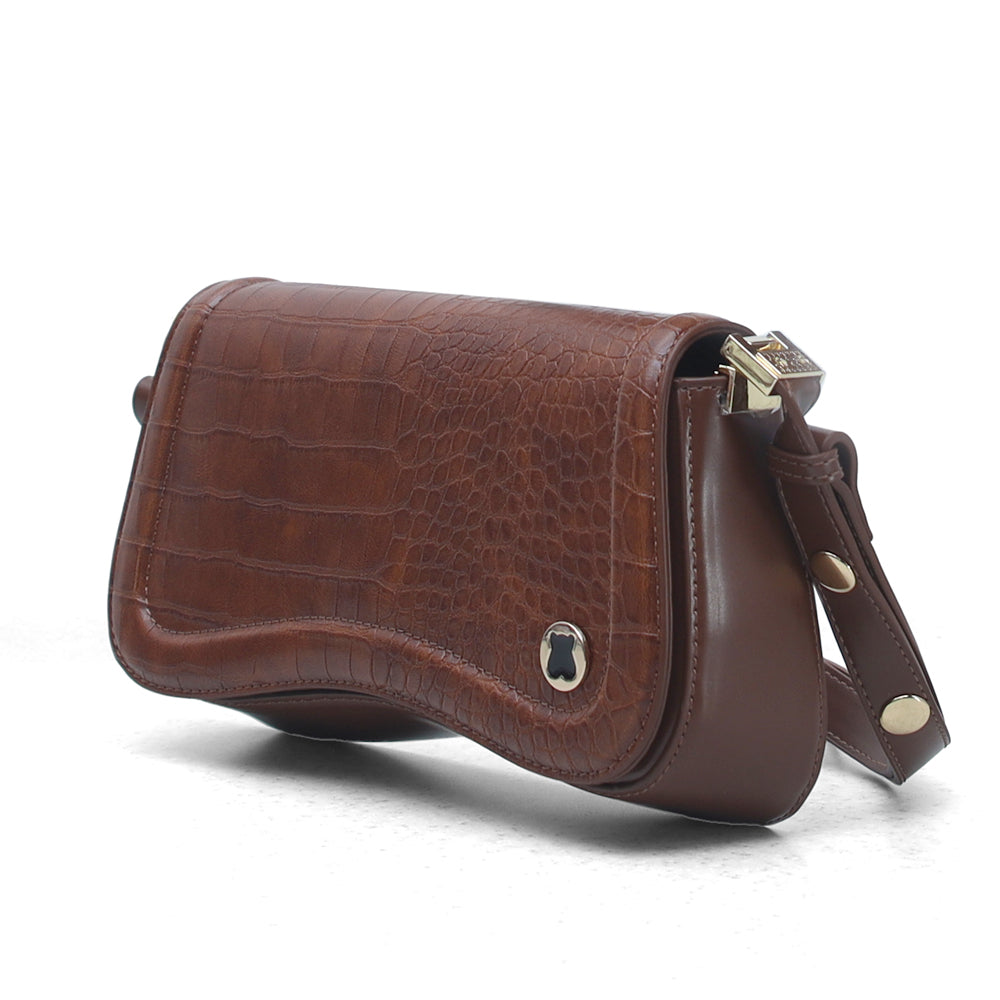 Hamster London Roma Shoulder Bag Brown