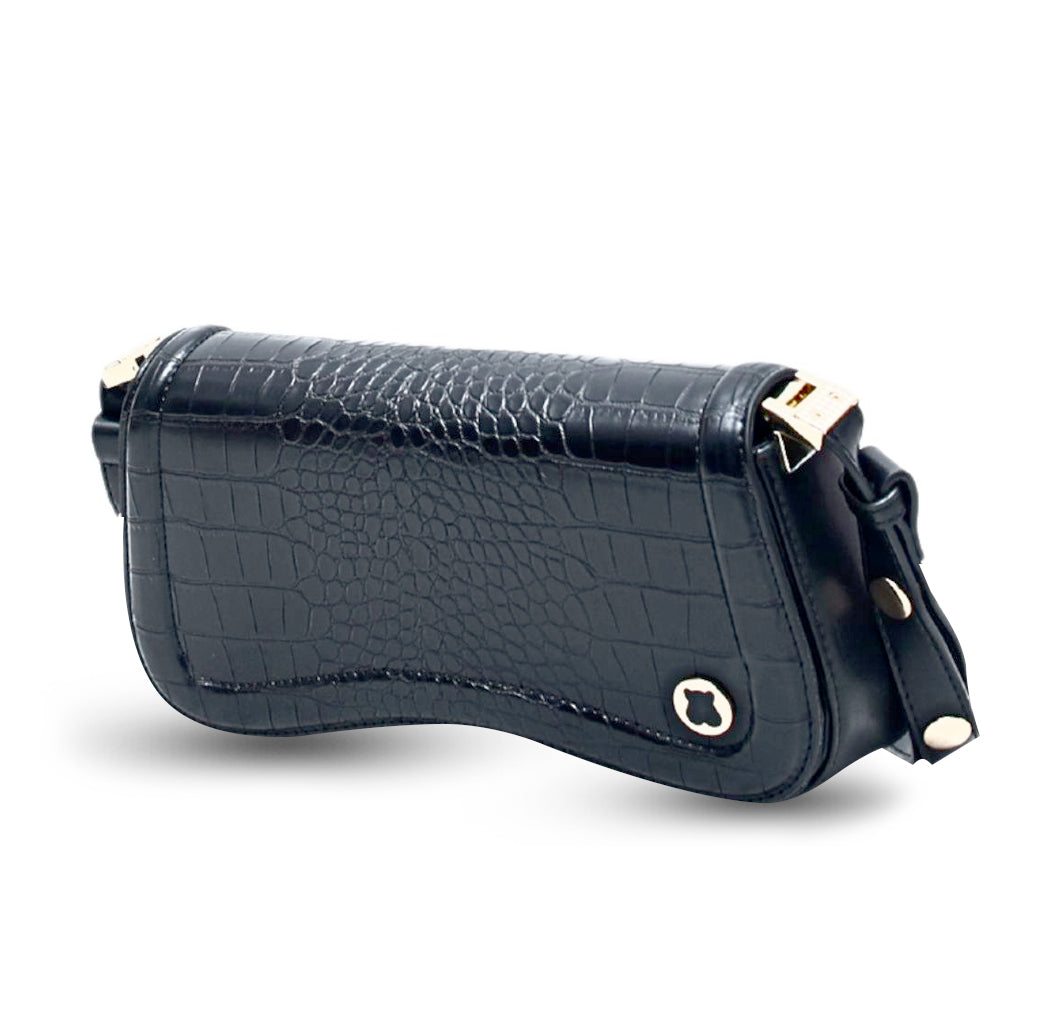 Hamster London Roma Shoulder Bag Black