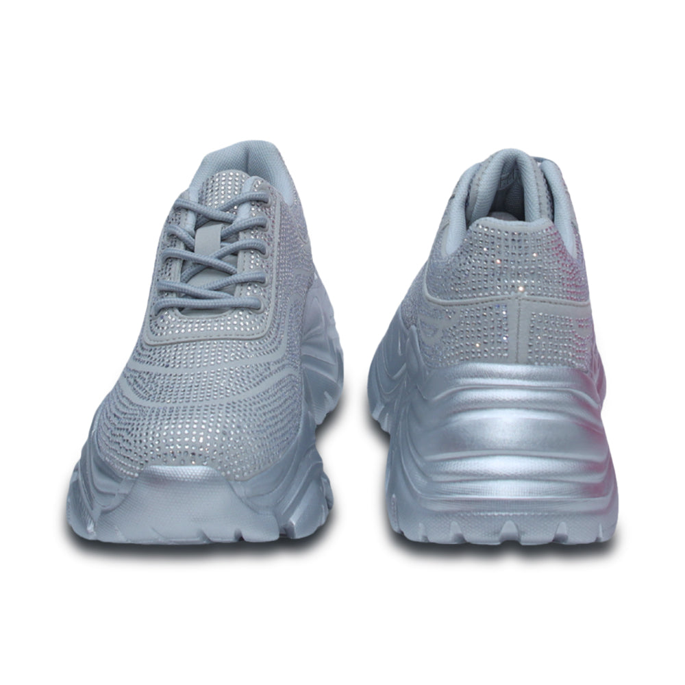 Hamster London Crystal Silver Sneakers