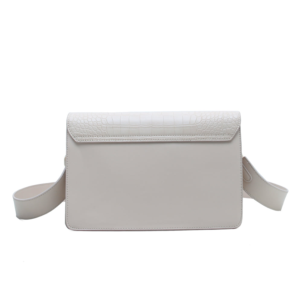 Hamster London Roma Flap Bag Beige
