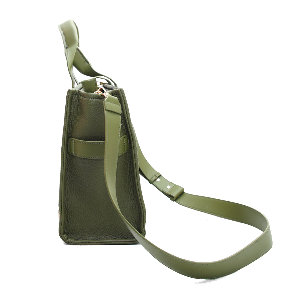 Hamster London Roma Tote Bag Olive