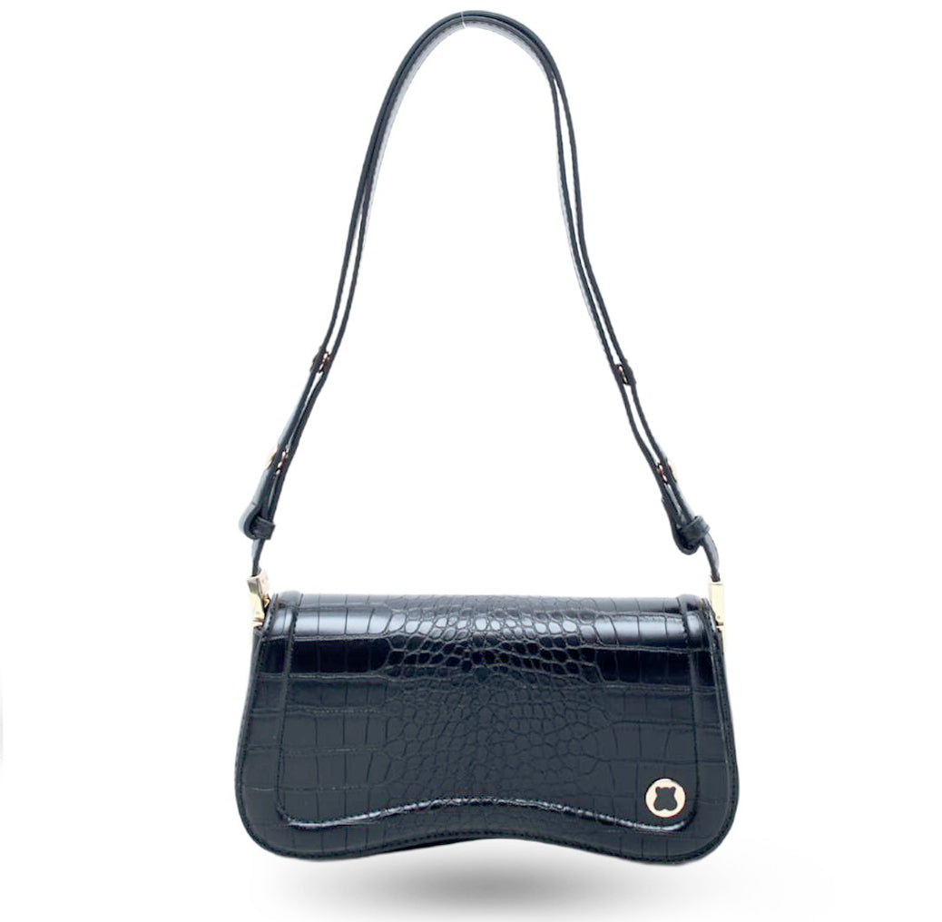 Hamster London Roma Shoulder Bag Black