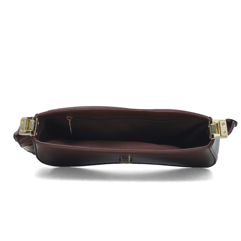 Hamster London Roma Shoulder Bag Brown