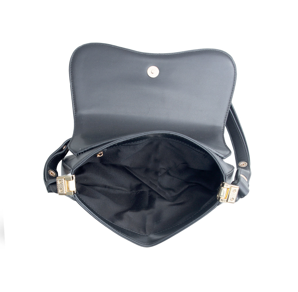 Hamster London Roma Shoulder Bag Black