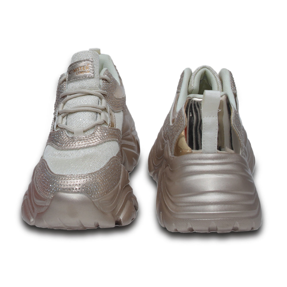 Hamster London Booster Gold Sneakers