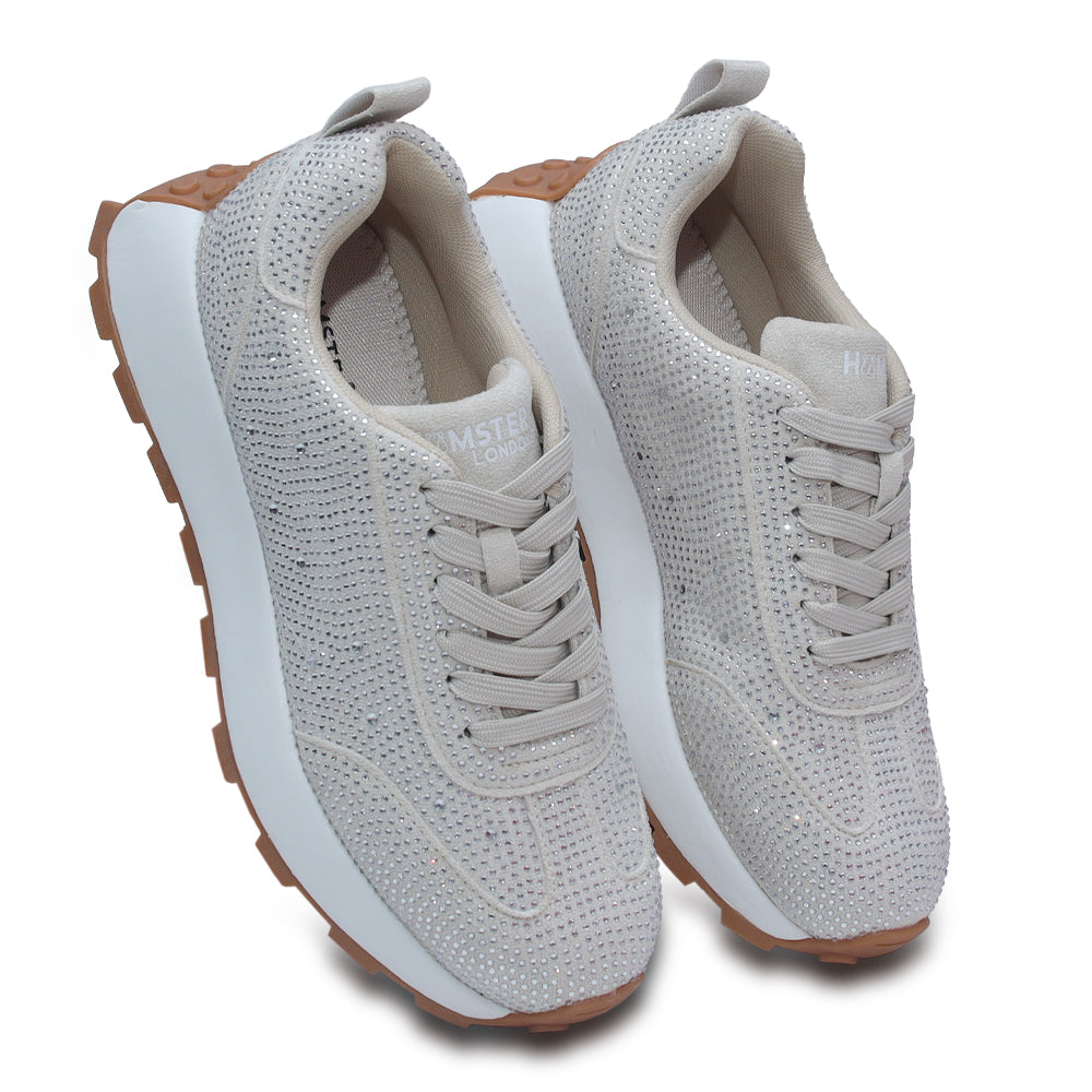 Hamster London Love Stone Off White Sneakers