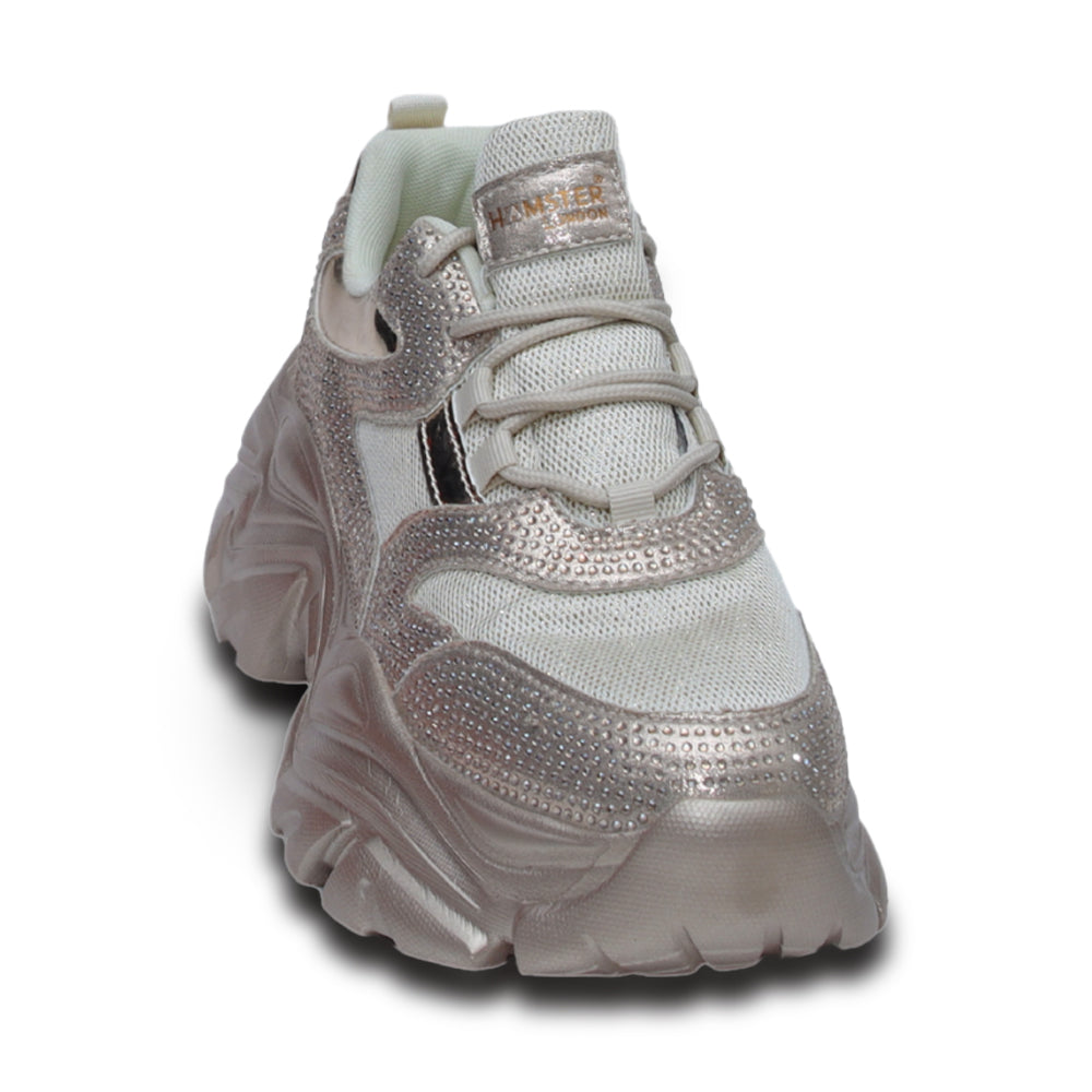 Hamster London Booster Gold Sneakers