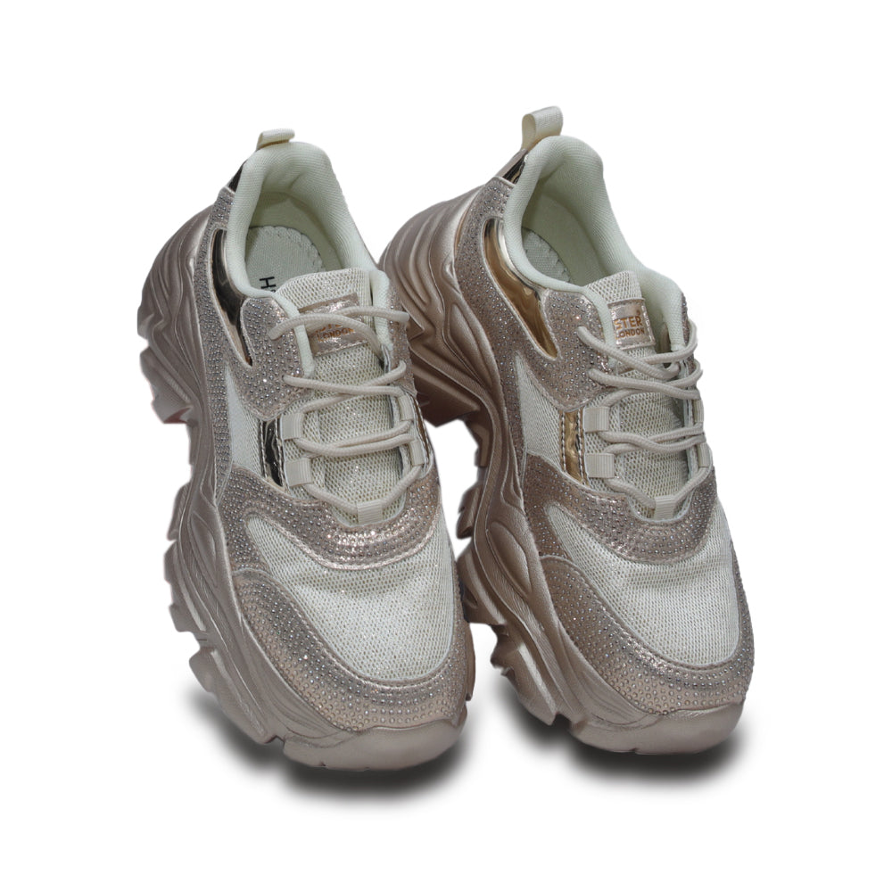 Hamster London Booster Gold Sneakers