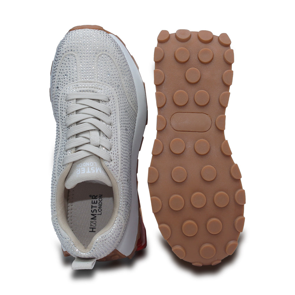 Hamster London Love Stone Off White Sneakers