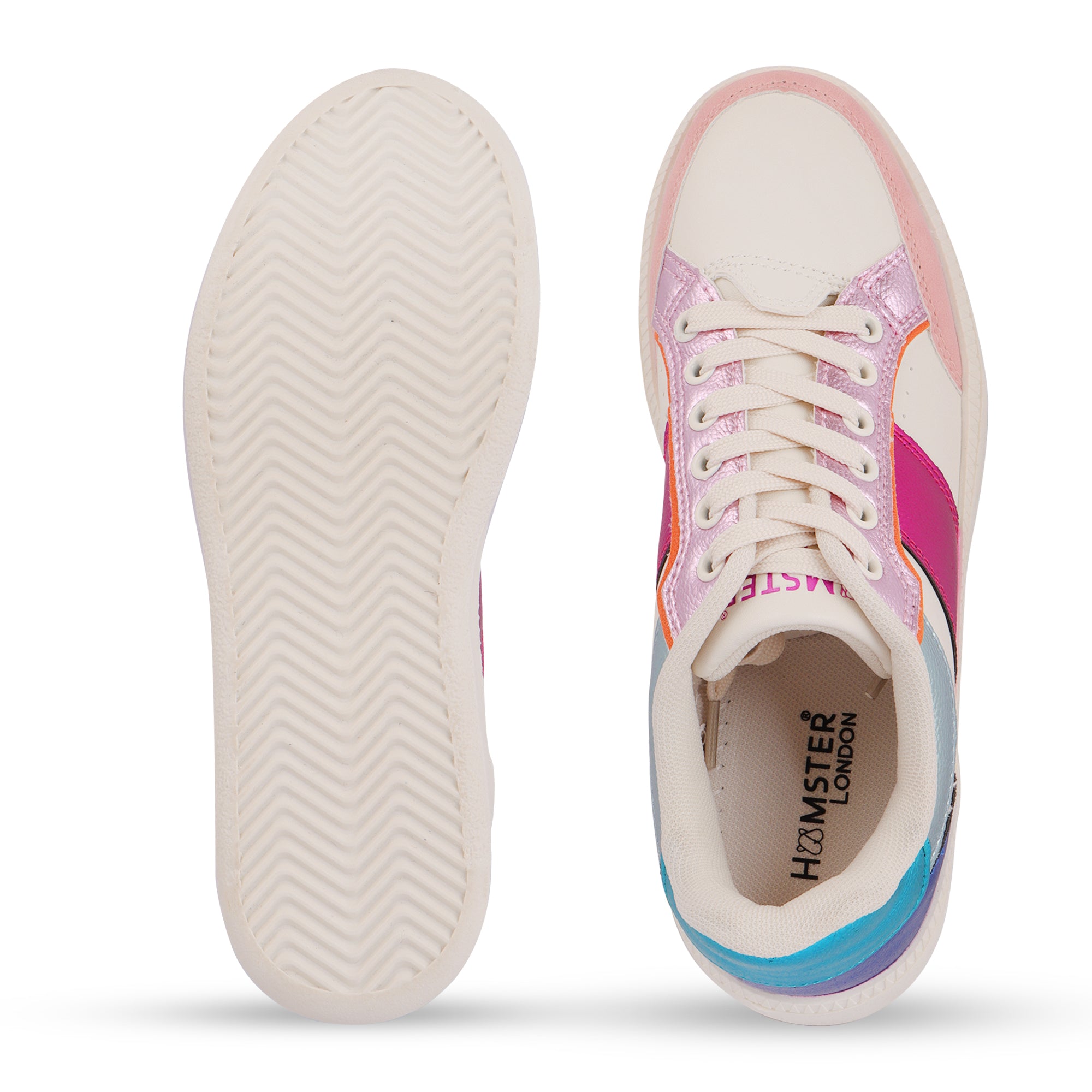 Hamster London Sci- Fi Party Multi Sneakers With Rainbow Sling