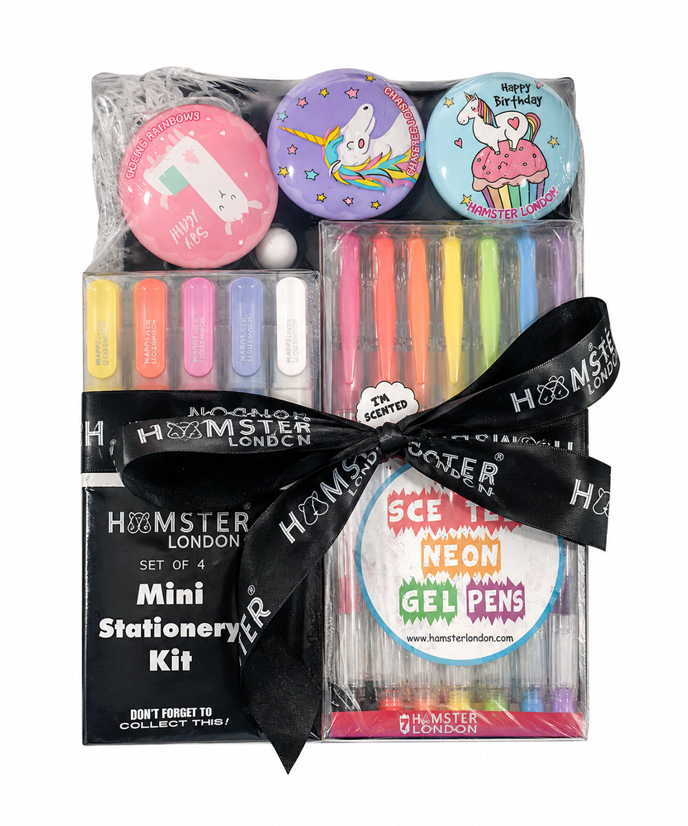 Hamster London Mini Stationery Kit Set of 4
