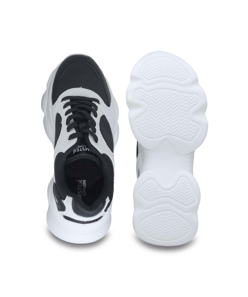 Hamster London Bubble White Black Sneakers