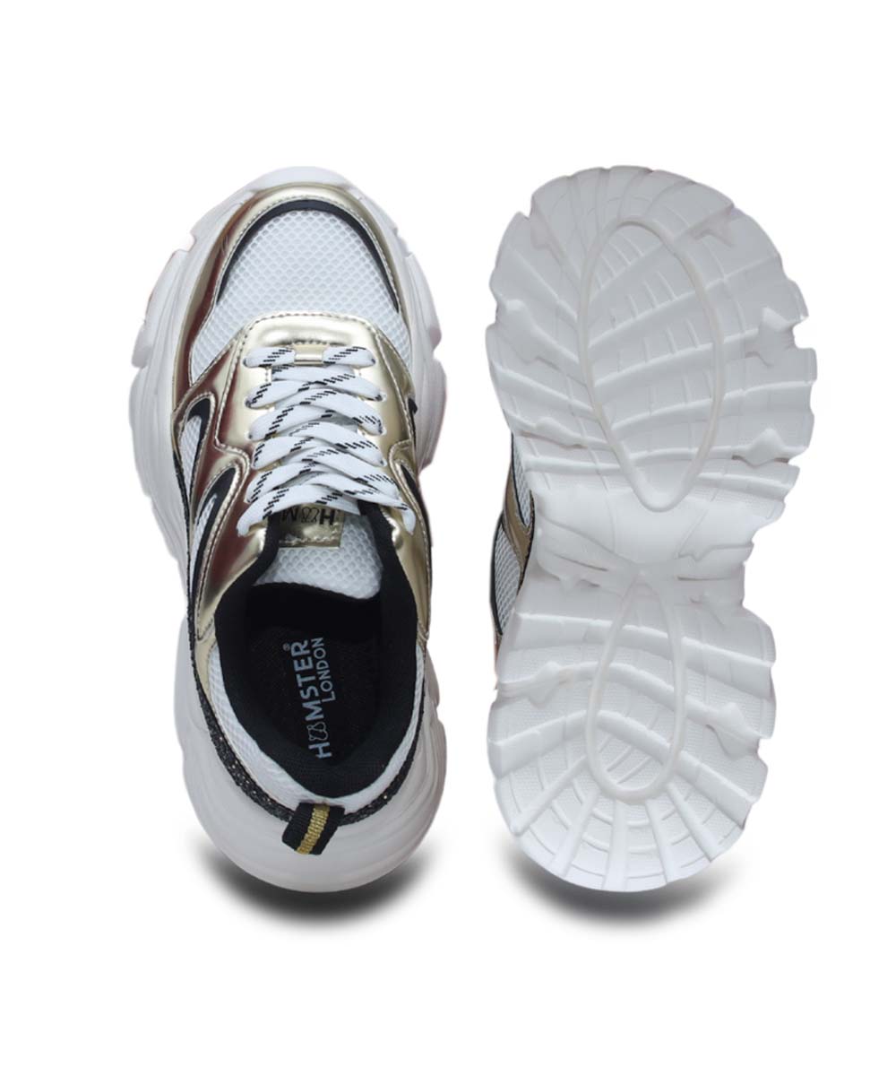 Hamster London Performer Gold Sneakers
