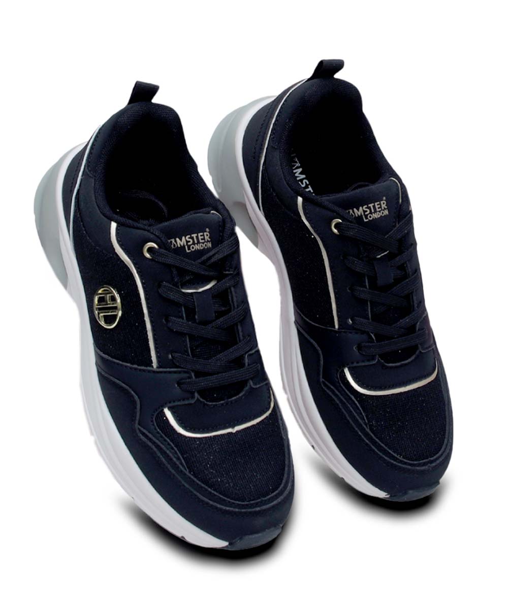Hamster London Signature Black Sneakers
