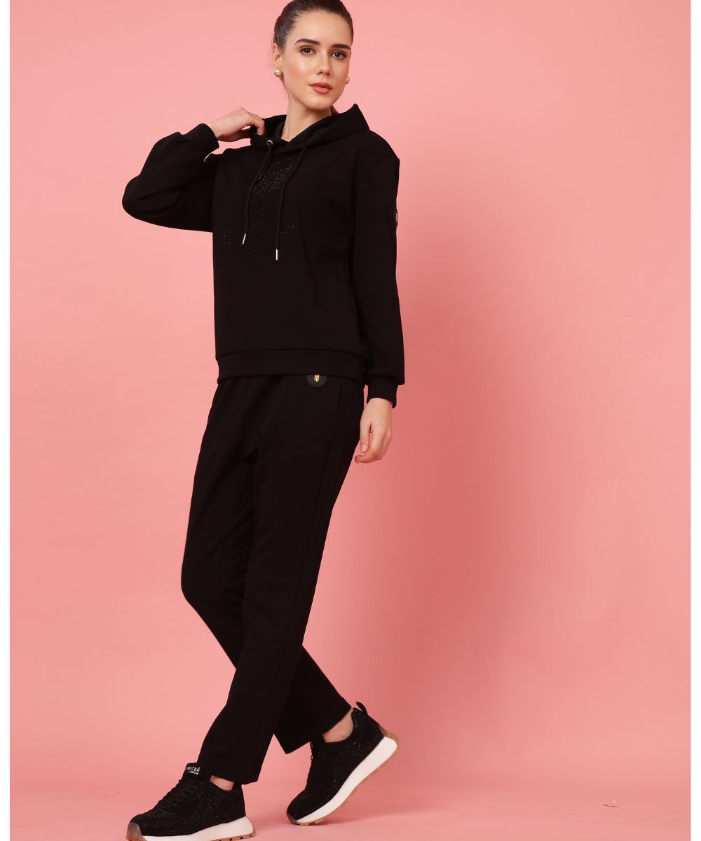 Hamster London Kolo Hoodie & Lowers Set Black