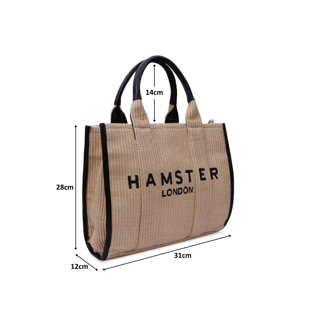 Hamster London Beverley Coastline Tote Bag Black