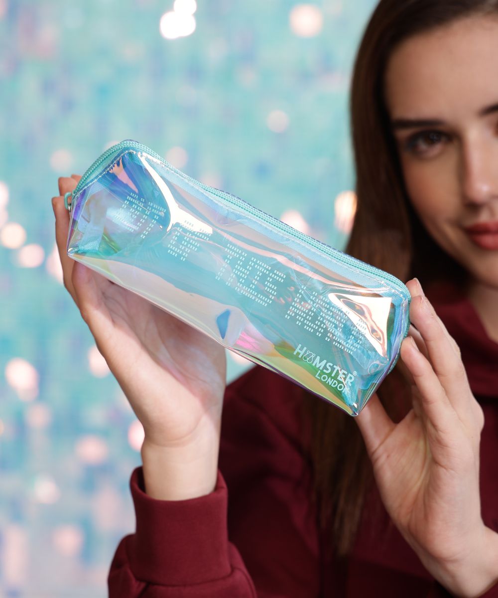 Hamster London Shiny Classic Out Of This World Pouch Aqua