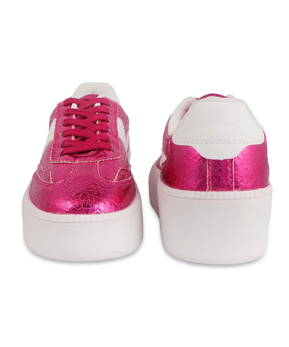 Hamster London Holiday Party Pink Sneakers