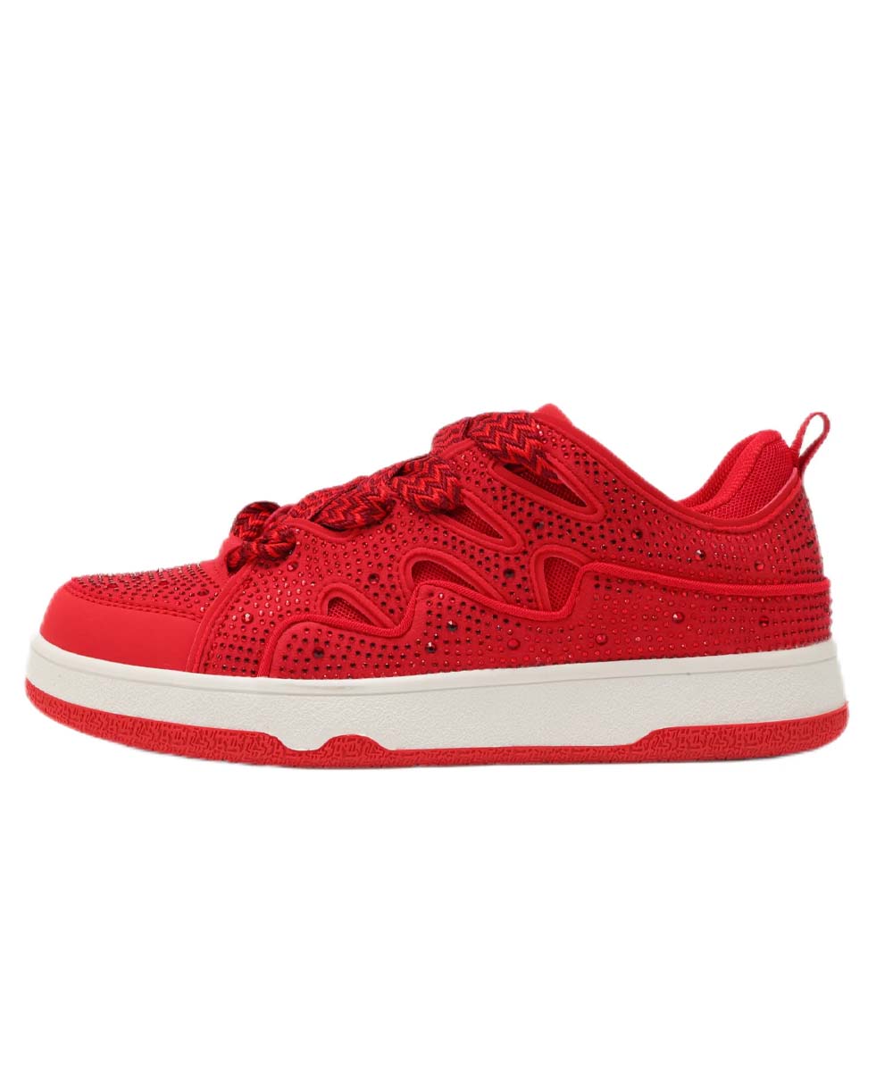 Hamster London Neptune Party Red Sneakers