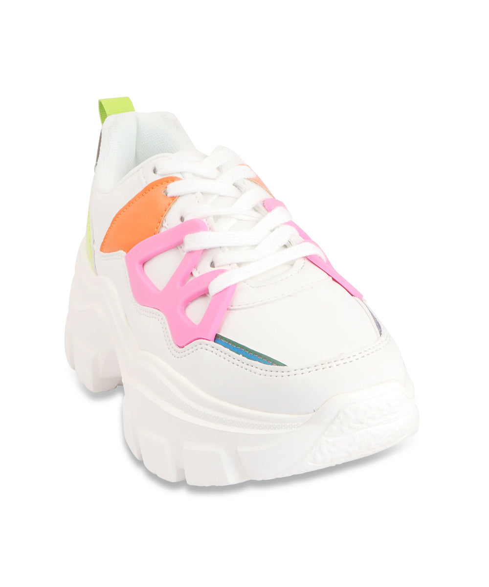 Hamster London Marcella Retro White Party Sneakers