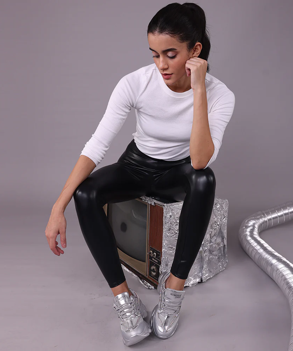 Hamster London Marcella Party Silver Sneakers