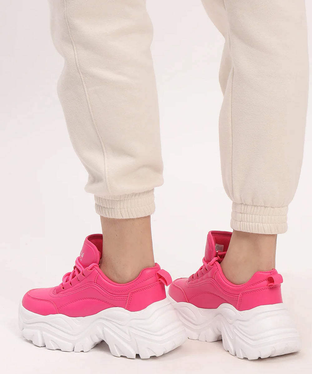 Hamster London Mousehole Hot Pink Party Sneakers