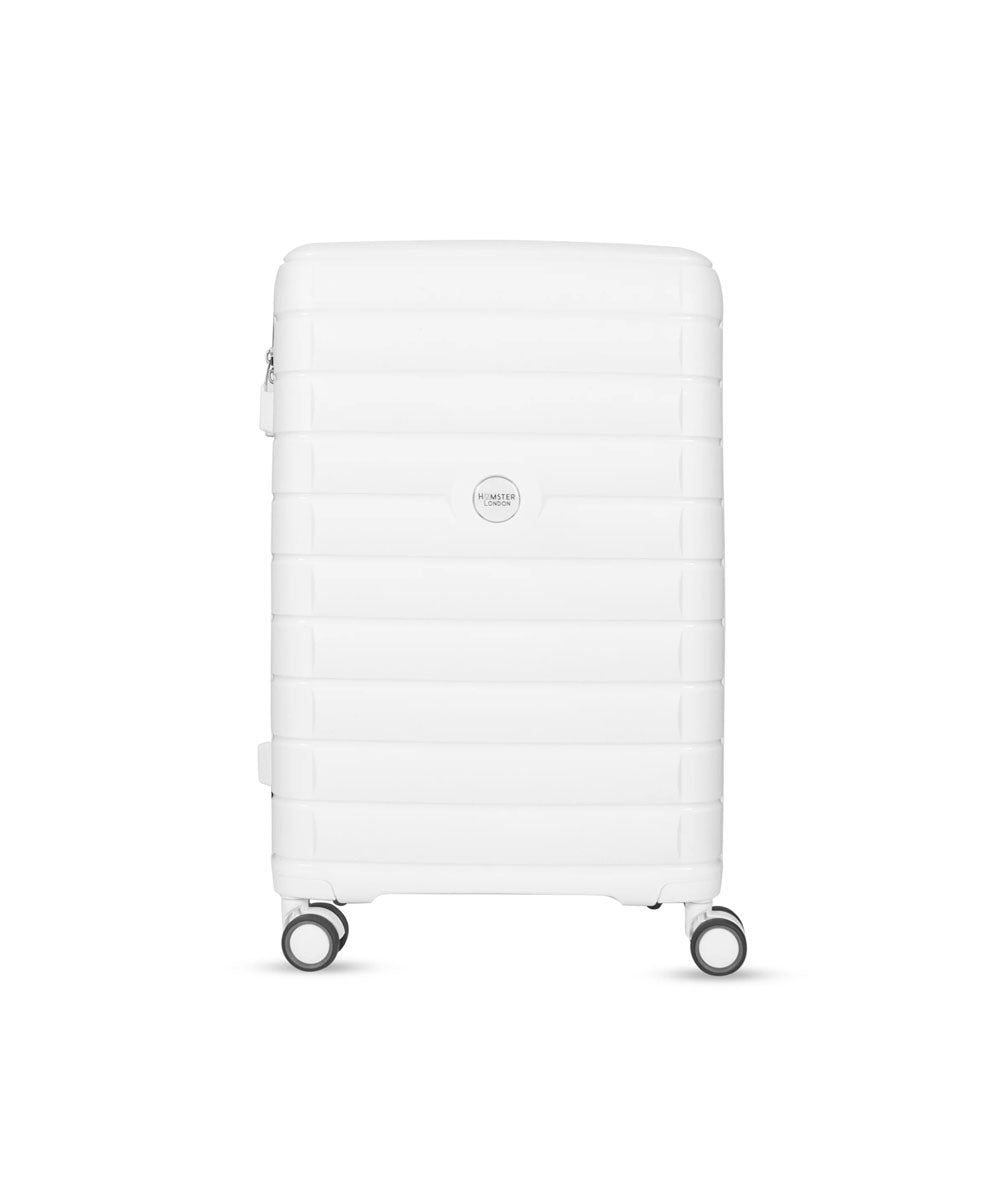 Hamster London Zero Weight Luggage White – Combo Set (24in + 20in)