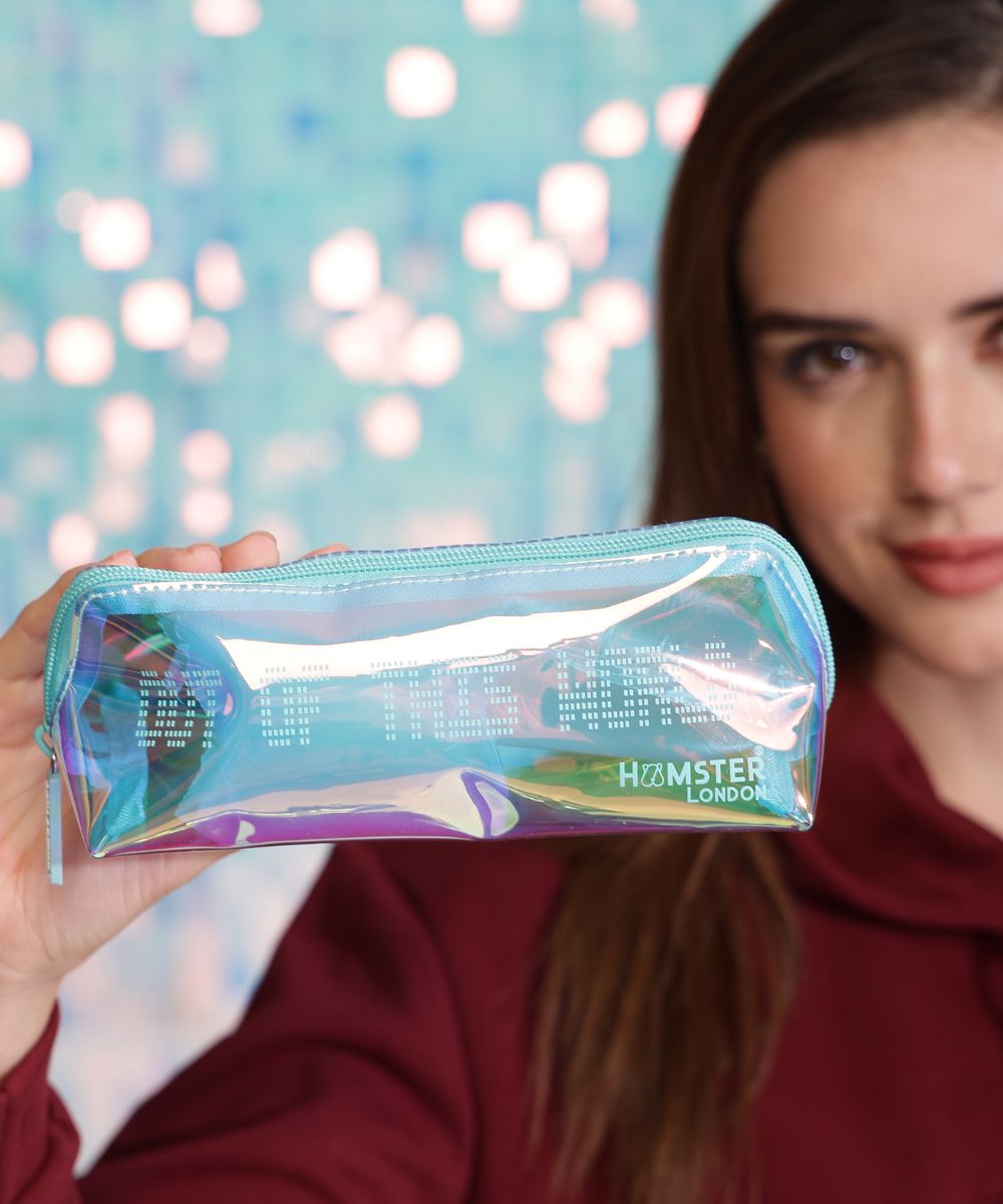 Hamster London Shiny Classic Out Of This World Pouch Aqua