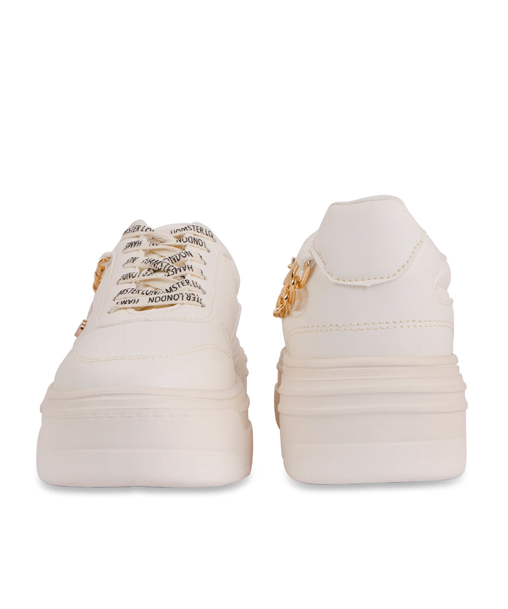 Hamster London Marcella Classic White Party Sneakers