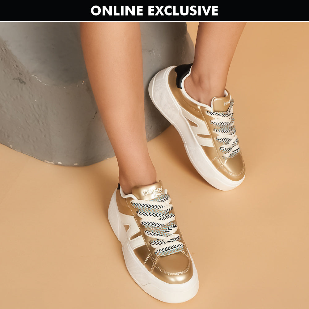 Hamster London Huxley Gold Sneakers