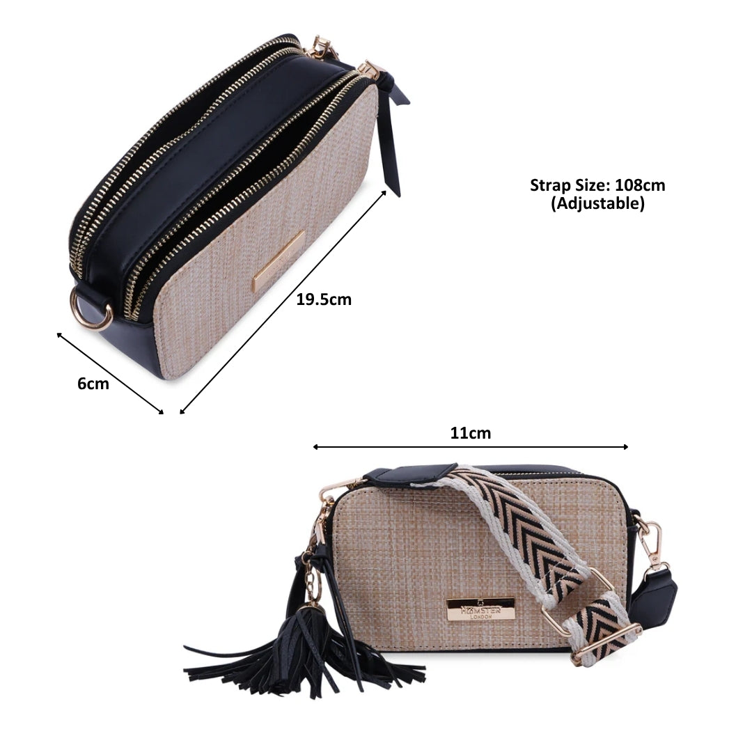 Hamster London Beverley Staycation Crossbody Black