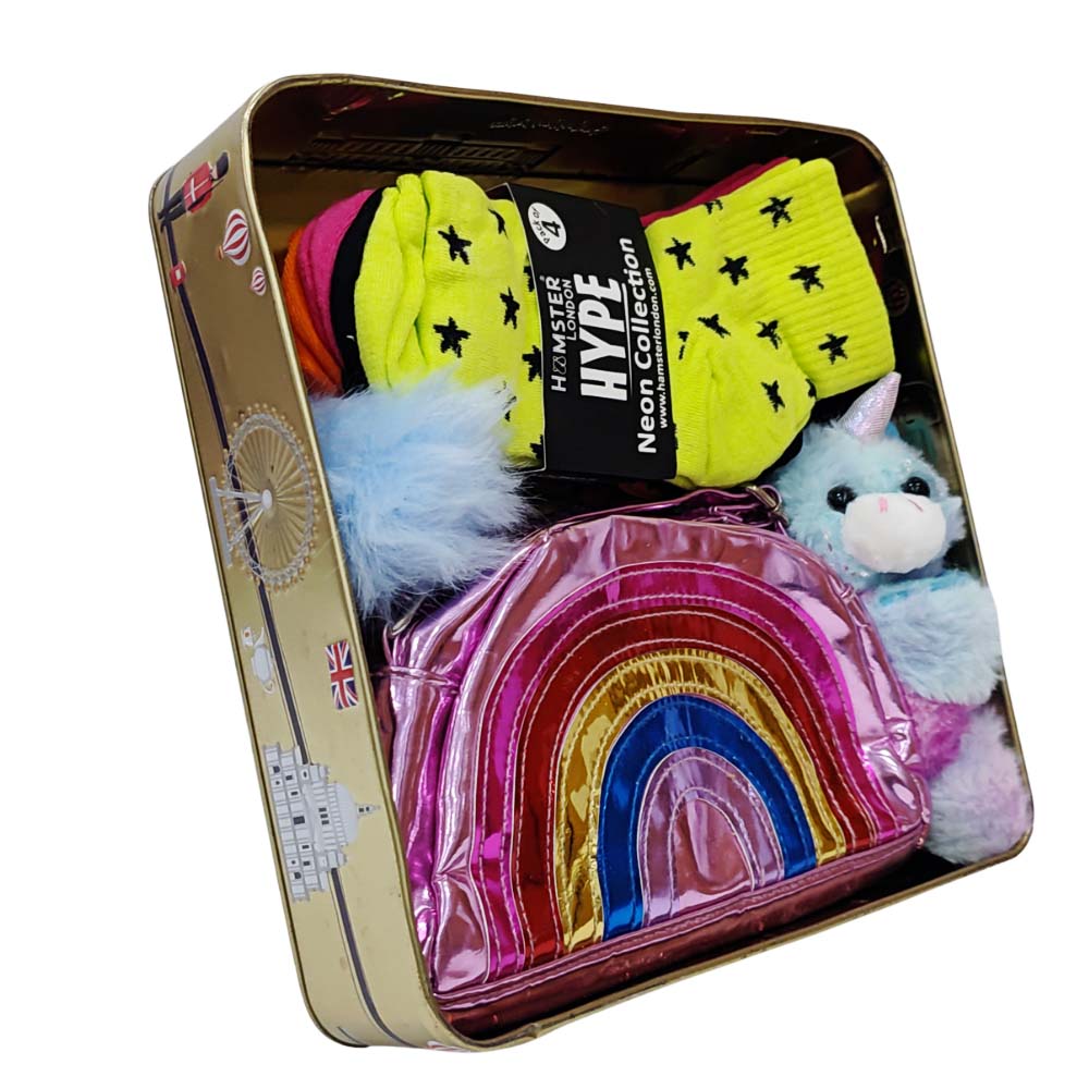 Hamster London Rainbow Unicorn + Gift-Box Combo (Set of 5)