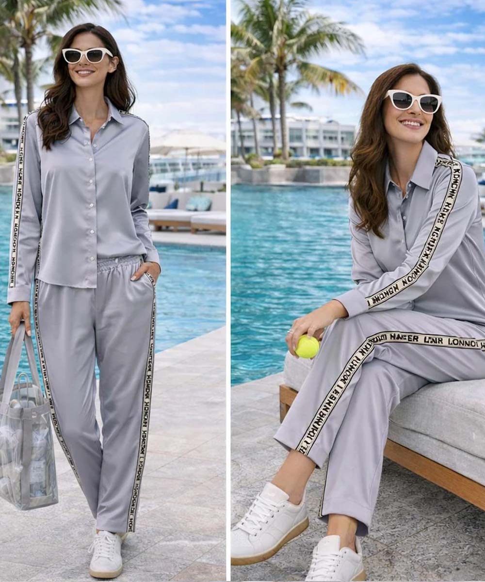 Hamster London Satin Love Co-ord Set
