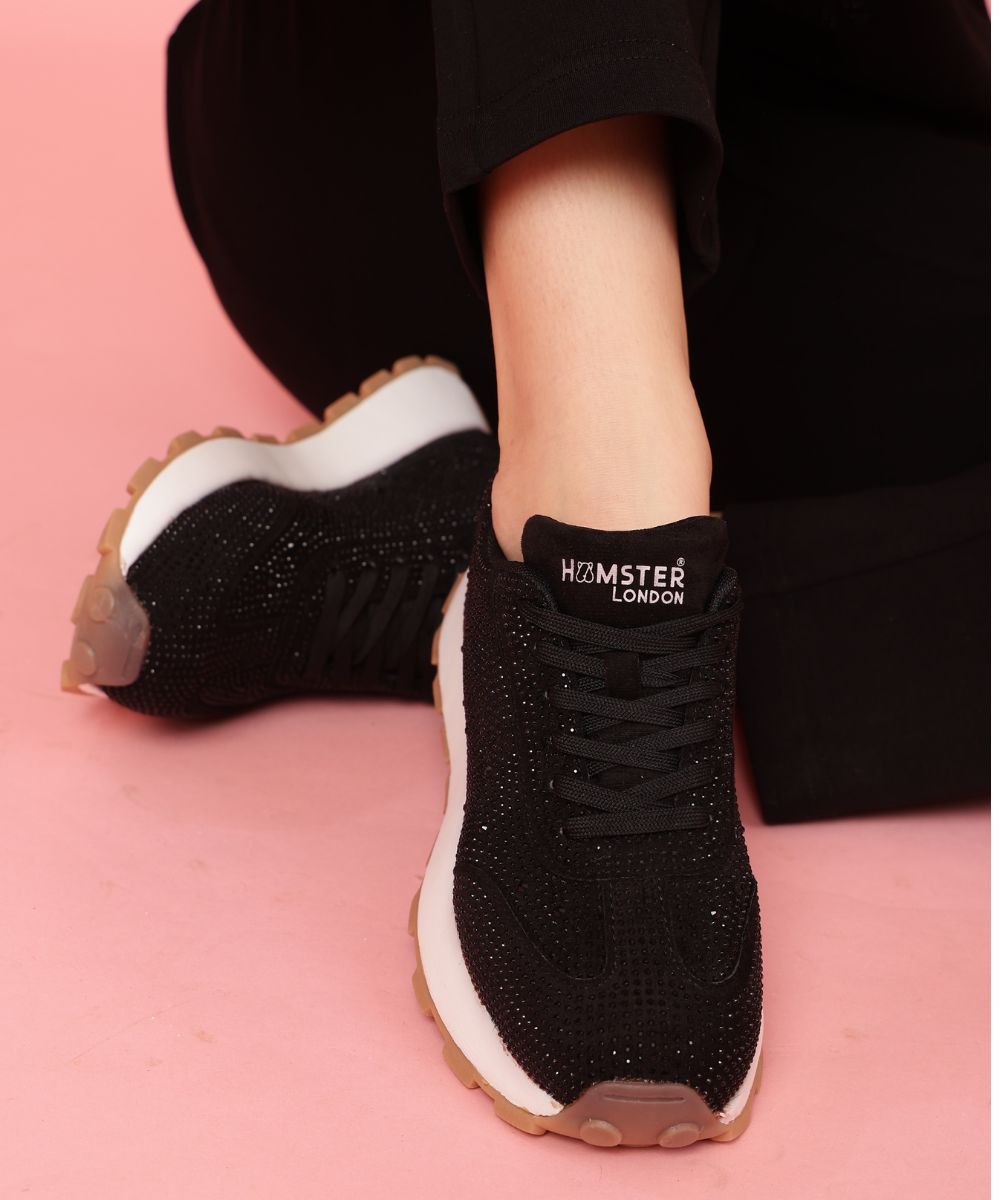 Hamster London Gems Sneaker – Black