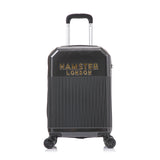 Hamster London High Candy Collection Suitcase Black 20In With Personalization