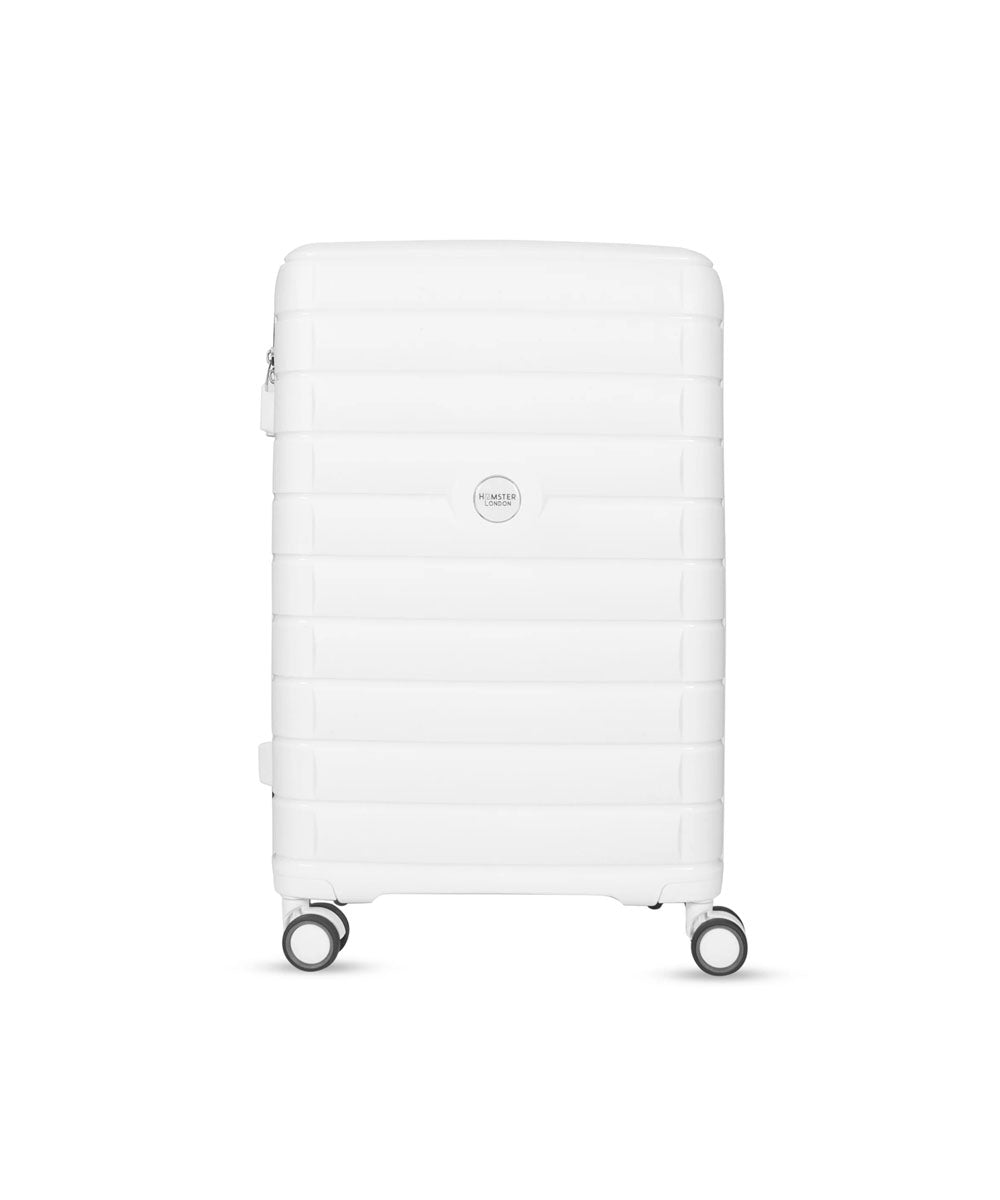 Hamster London Zero Weight Luggage White 24in