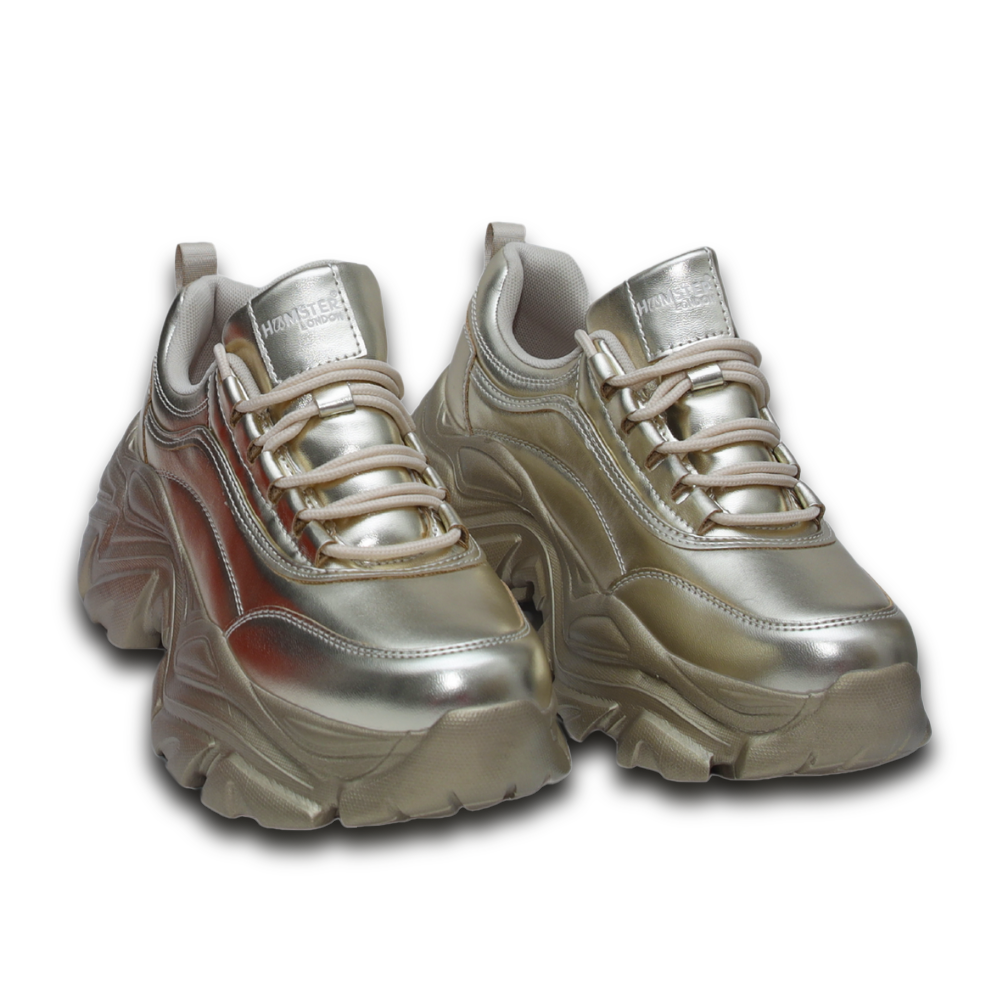 Hamster London Ultimate Golden Sneakers