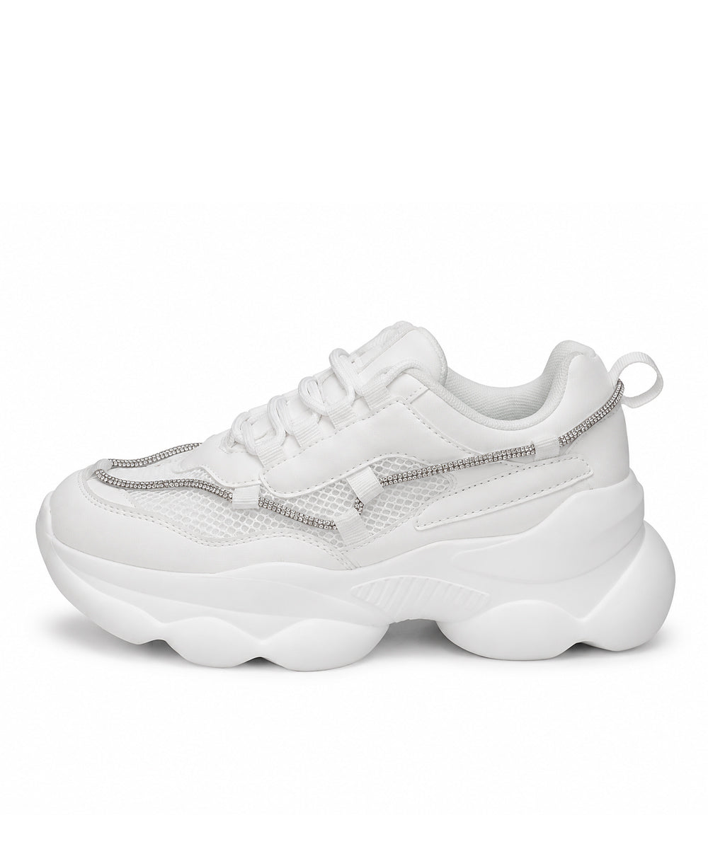Hamster London Mousehole All White Party Sneakers