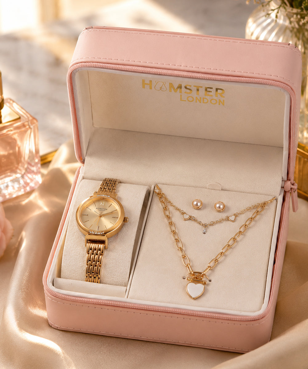 Hamster London Venus Women Gold Watch
