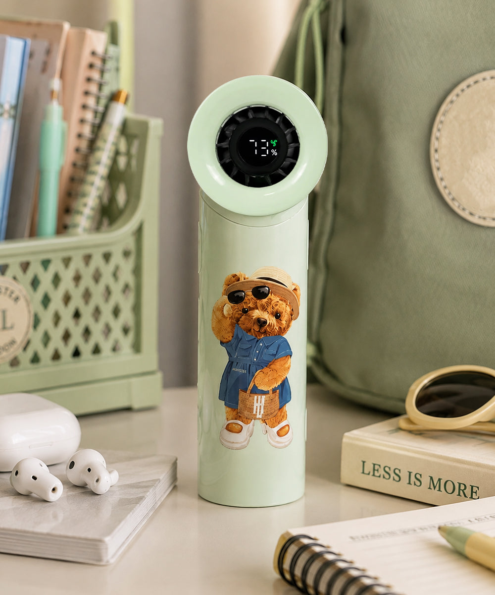 Hamster London Ted H Cool Handheld Fan – Mint Green