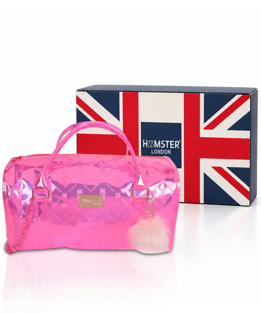 Hamster London Raver Duffle Bag Pink Large