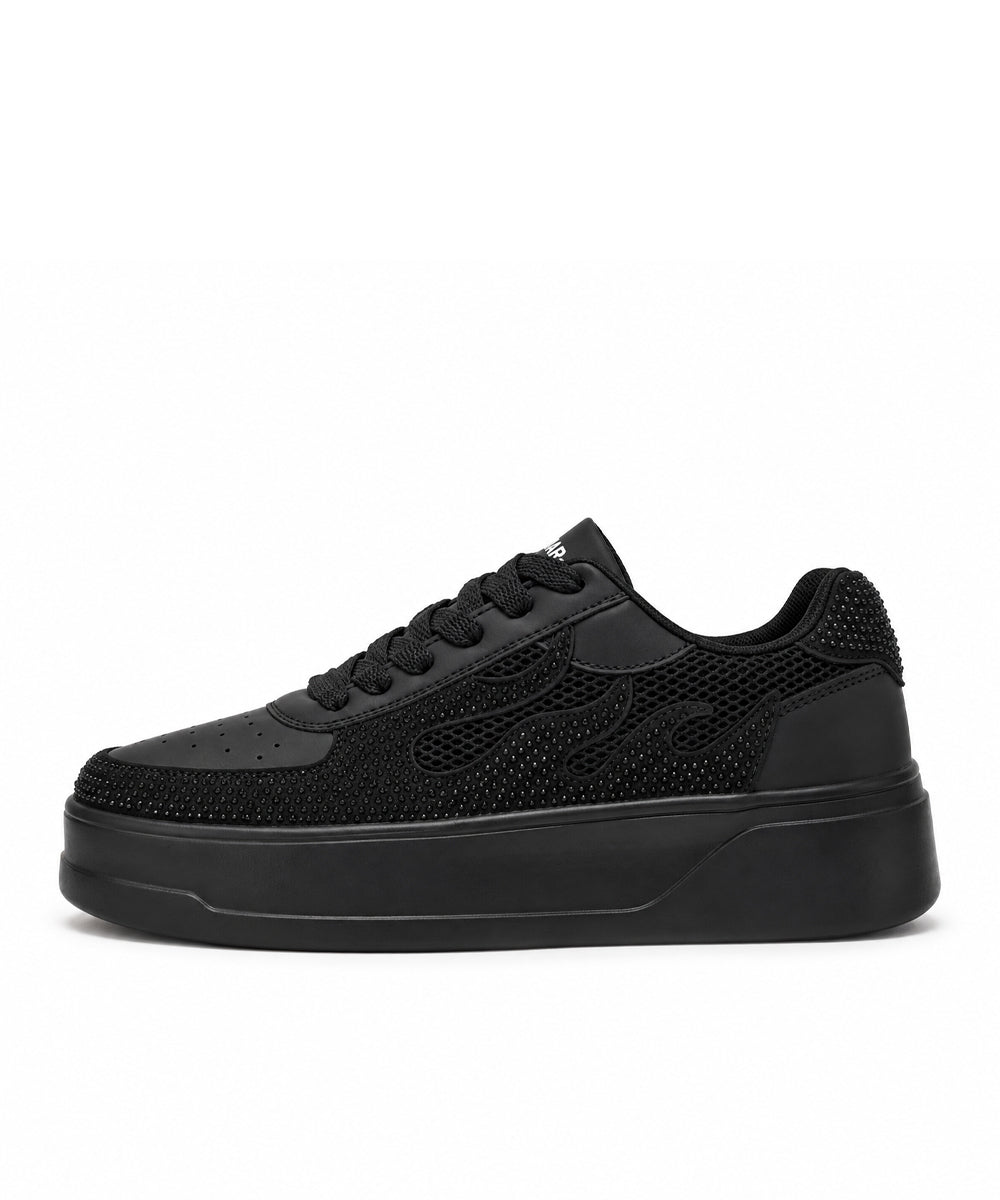 Hamster London Marcella Fire Black Party Sneakers