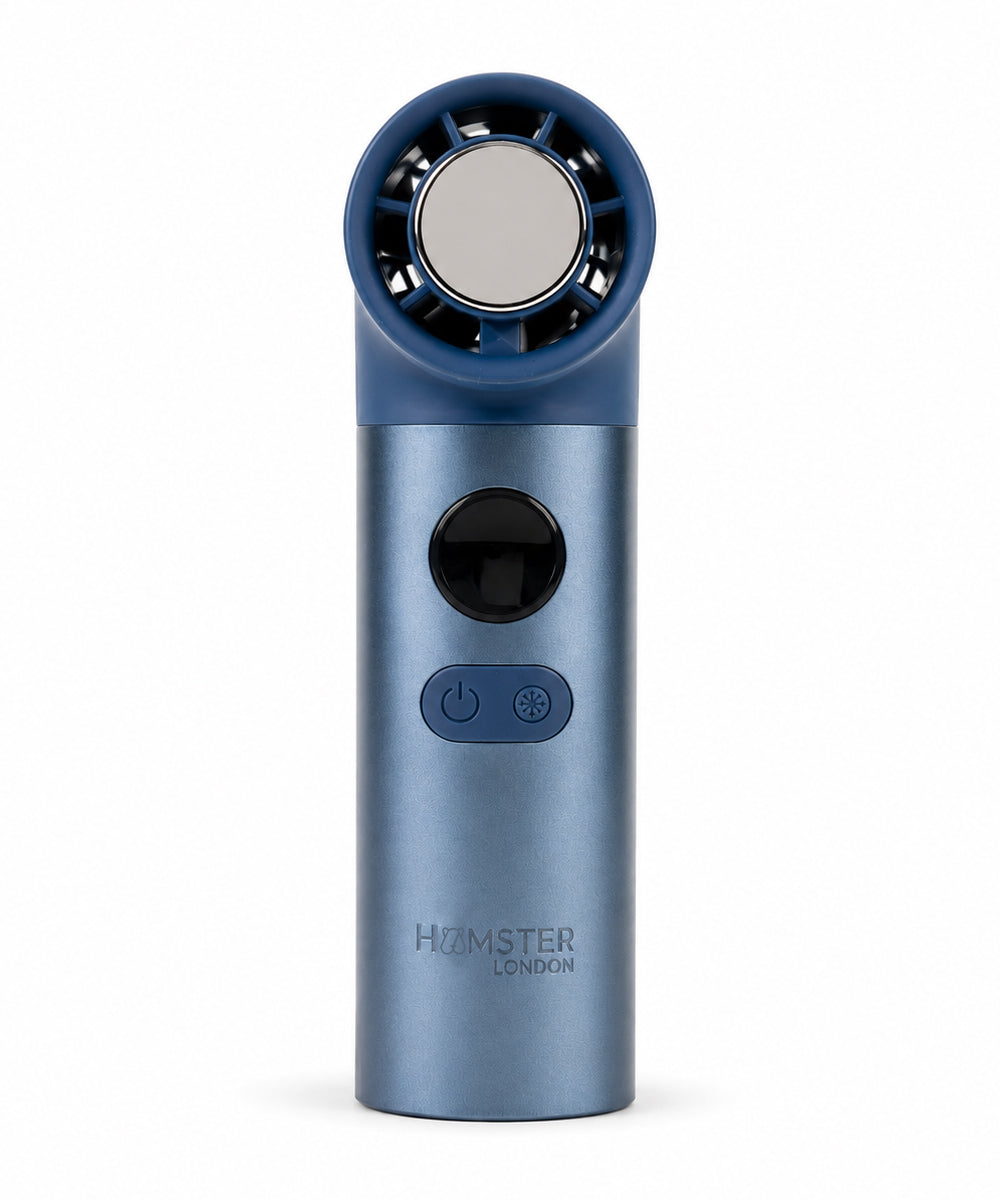 Hamster London Cold Compress Handheld Fan – Blue